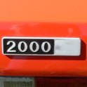 2000 Schriftzug Heck